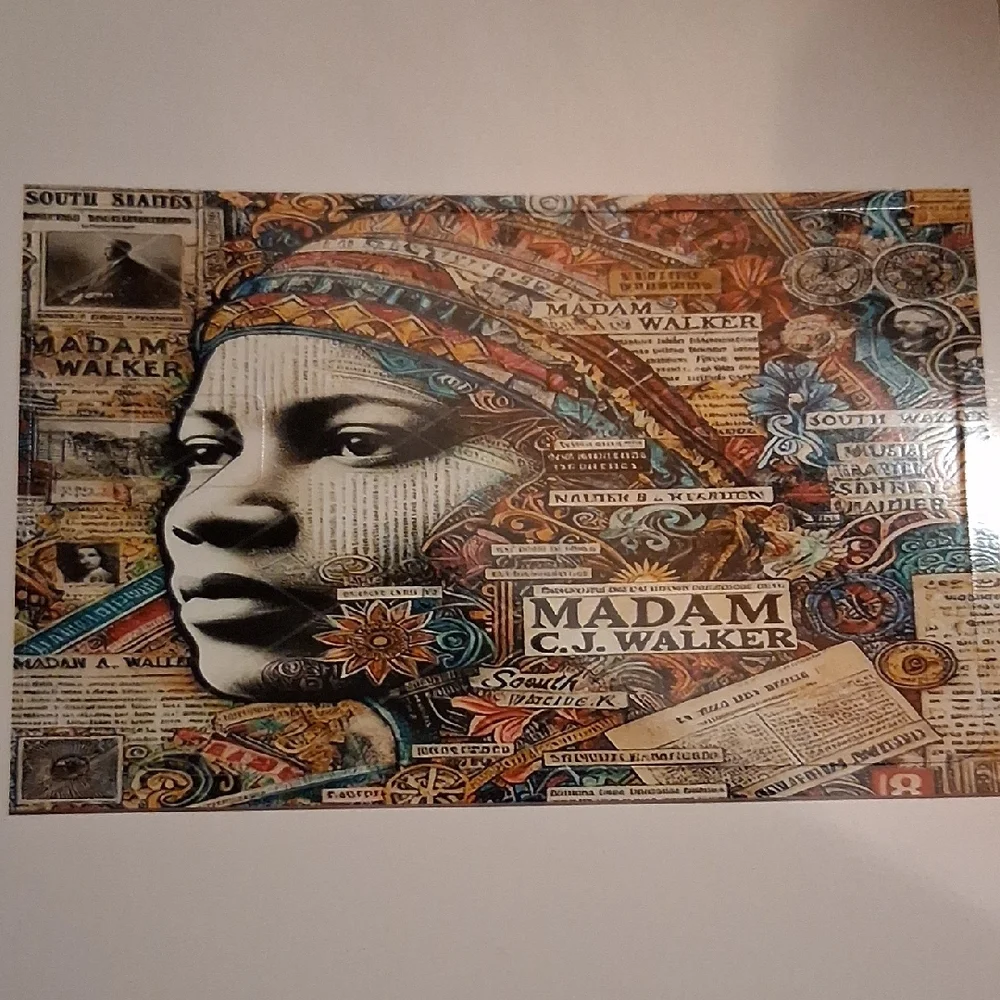 Colorful Madam C.J. Walker Art Print Debit Card Cover